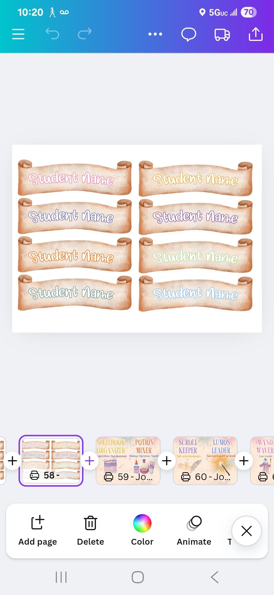 Magic Minds™ Classroom Jobs Display