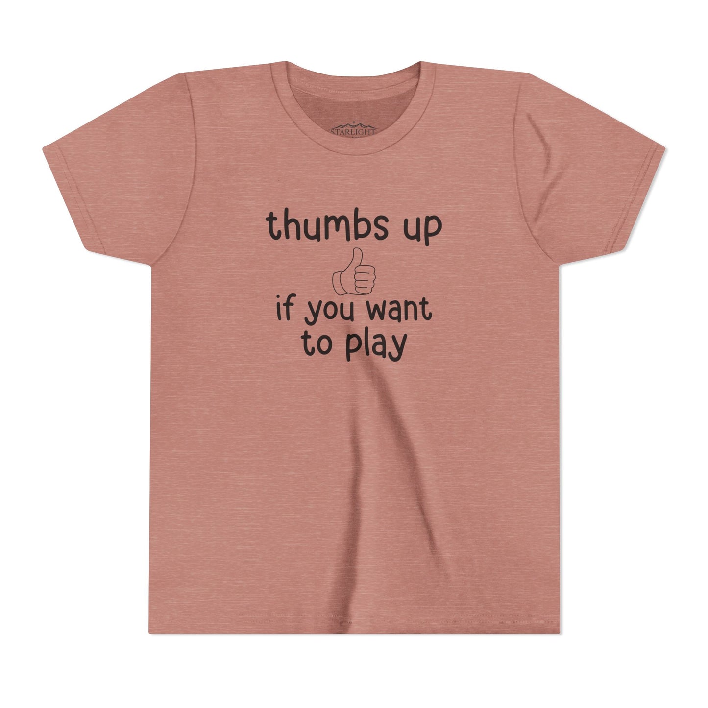 Thumbs Up If You Want to Play Tee | Inclusive Kids Shirt