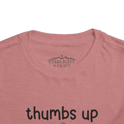 Thumbs Up If You Want to Play Tee | Inclusive Toddler Shirt