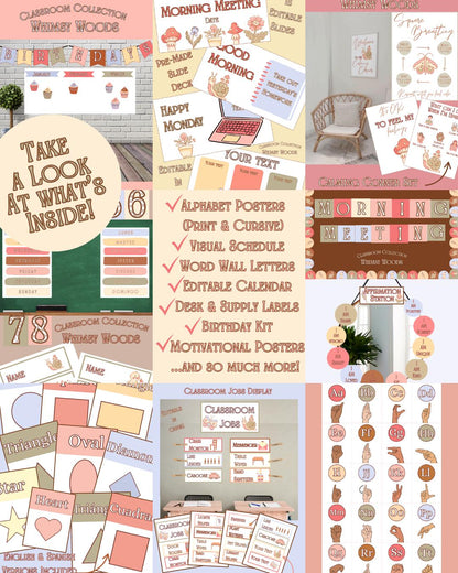 Whimsy Woods MEGA Classroom Decor Bundle