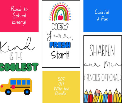 Back-to-School Rainbow Mega Bundle