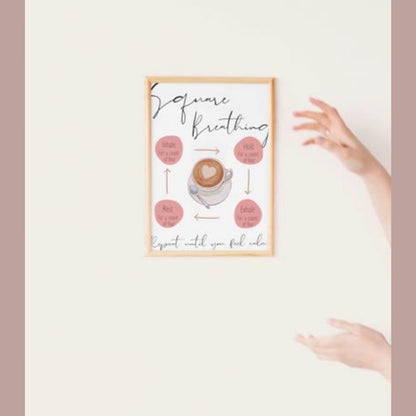 Calming Corner Cozy Coffee & Toast Poster Set