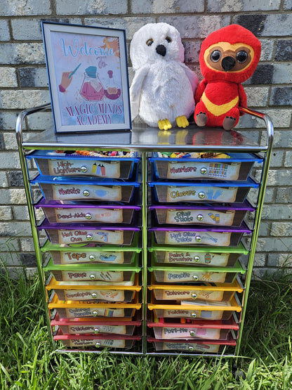 Magic Minds Counselor & SEL Cart Labels