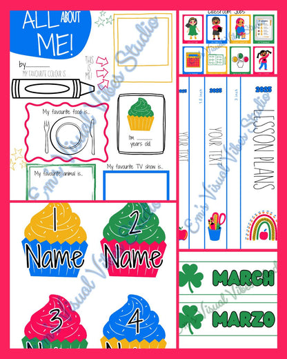 Back-to-School Rainbow Mega Bundle
