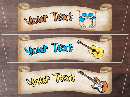 Magic Minds Music Teacher Cart Labels