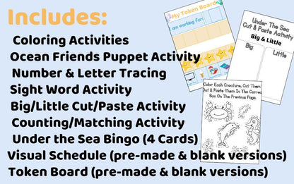 Summer Learning Pack - Under the Sea
