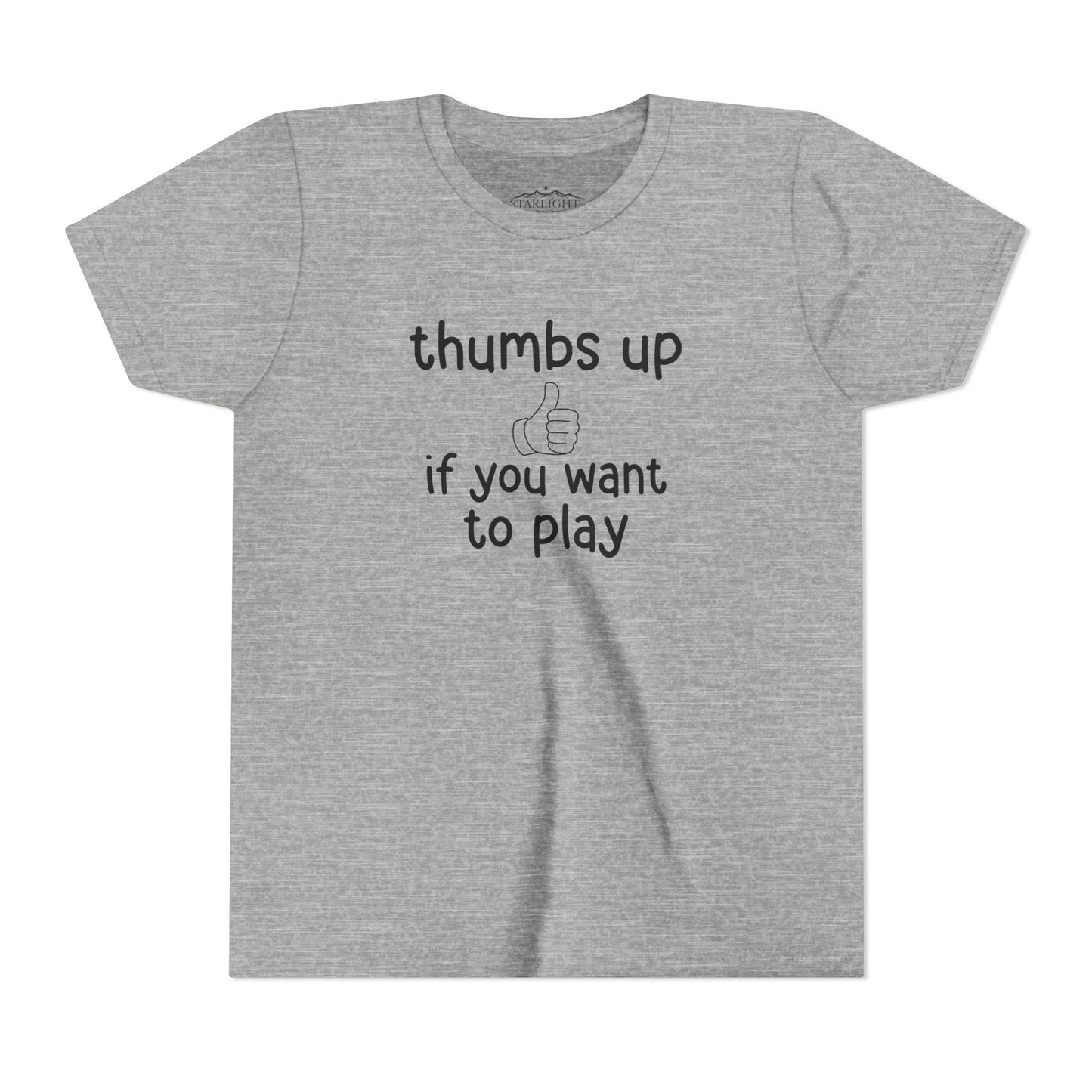 Thumbs Up If You Want to Play Tee | Inclusive Kids Shirt