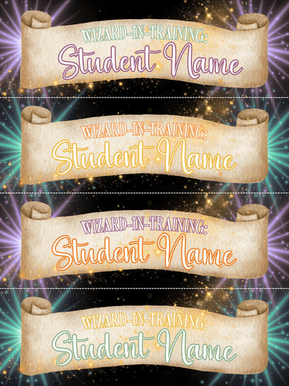 Magic Minds Editable Name Plates