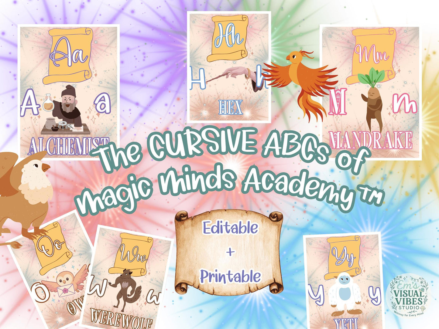 Magic Minds™ Cursive Alphabet
