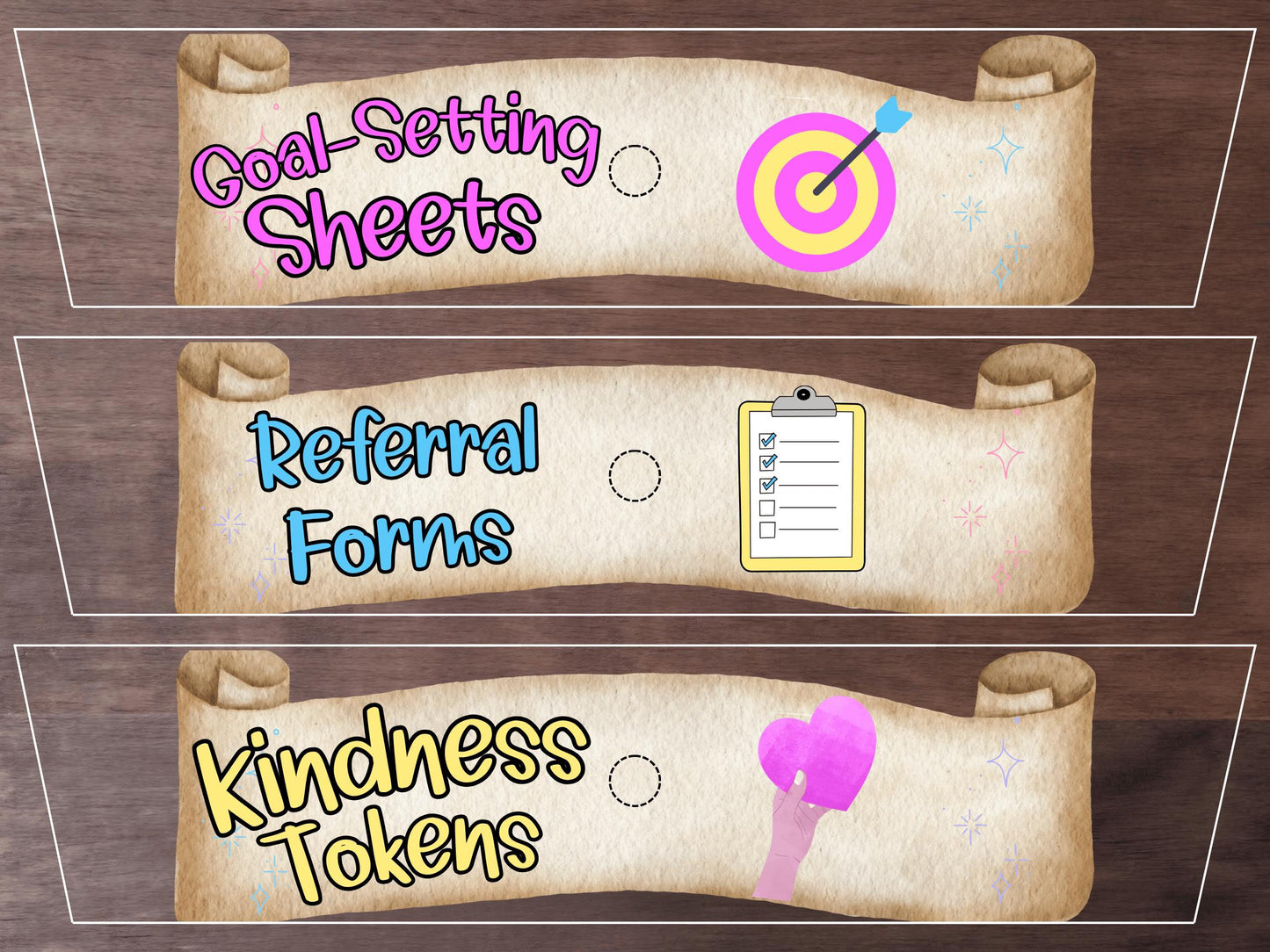 Magic Minds Counselor & SEL Cart Labels