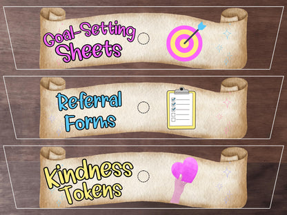 Magic Minds Counselor & SEL Cart Labels
