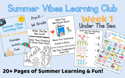 Summer Learning Pack - Under the Sea