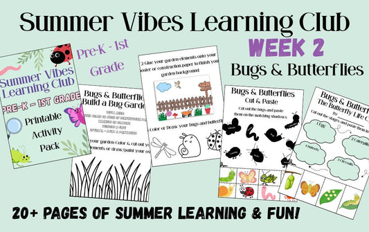 Summer Learning Pack - Bugs & Butterflies