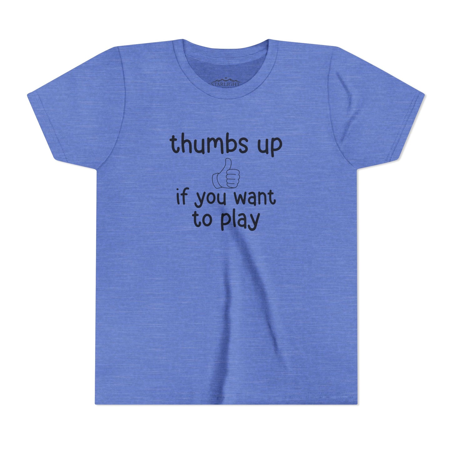 Thumbs Up If You Want to Play Tee | Inclusive Kids Shirt