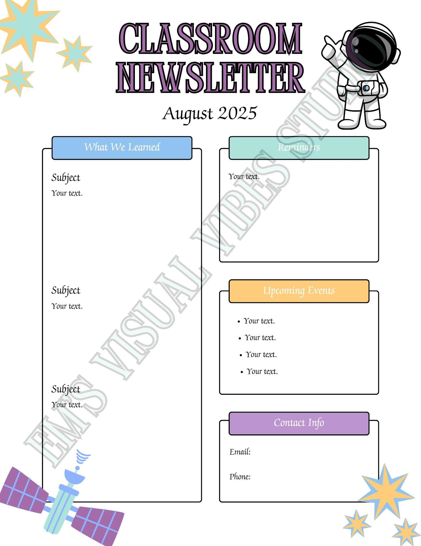 MEGA Space Classroom Decor Bundle