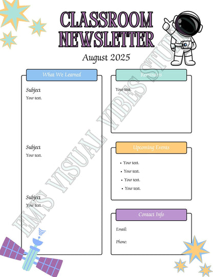 MEGA Space Classroom Decor Bundle