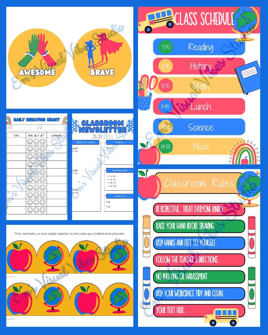 Back-to-School Rainbow Mega Bundle
