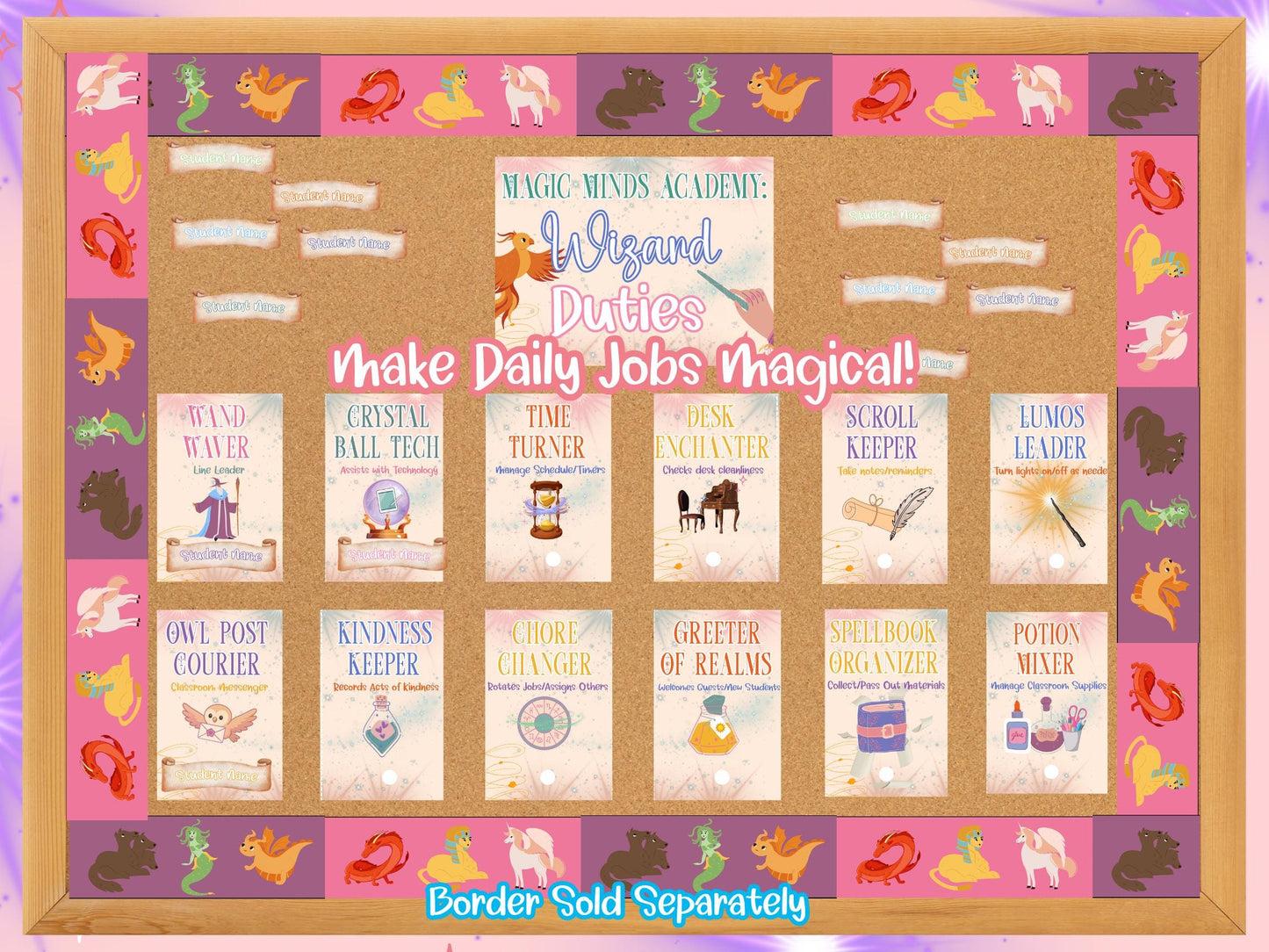 Magic Minds™ Classroom Jobs Display