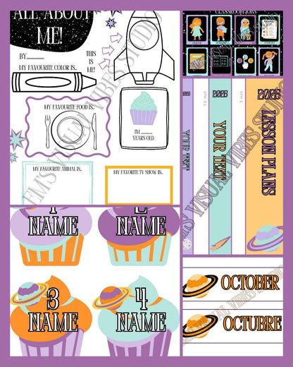 MEGA Space Classroom Decor Bundle