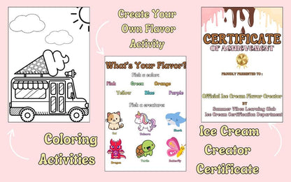 Summer Learning Pack - Ice Cream & Popsicles